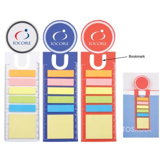 客製化帶有書籤和尺子的 PP 便箋 560