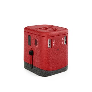 帶 3 個 USB 端口的旅行適配器